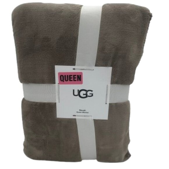 NWT UGG Novah Queen Blanket - Color Light Fawn - 92" x 96" - Picture 1 of 6